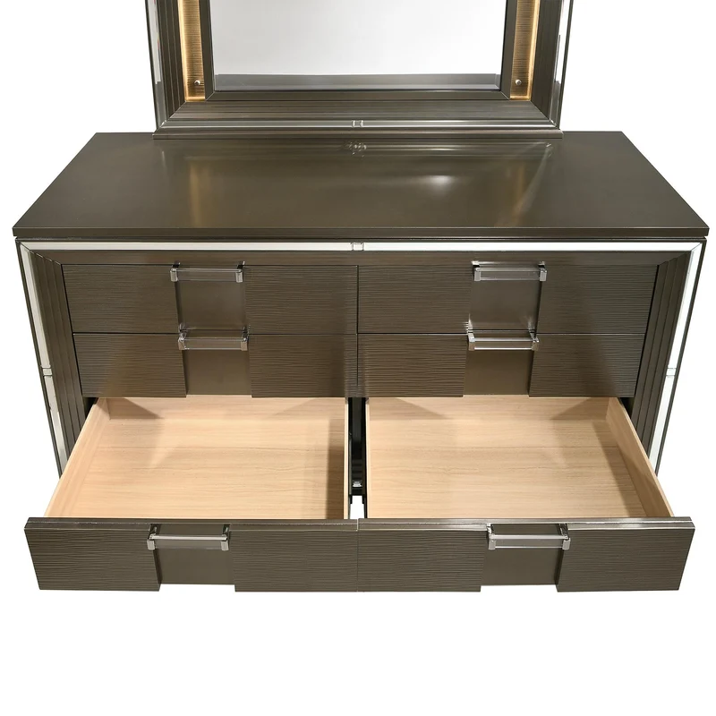 Elements International Twenty Nine TN600DRMR Dresser w/ Mood Lighting Mirror