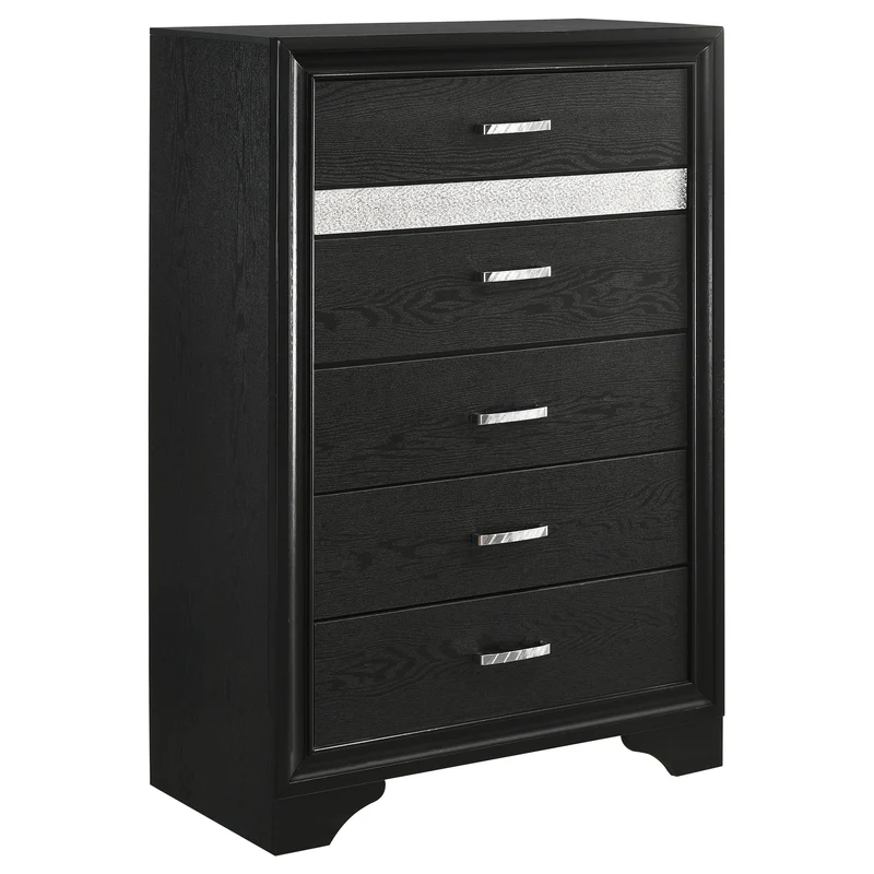 Coaster Furniture Miranda 206365 5-Drawer Bedroom Chest - Black