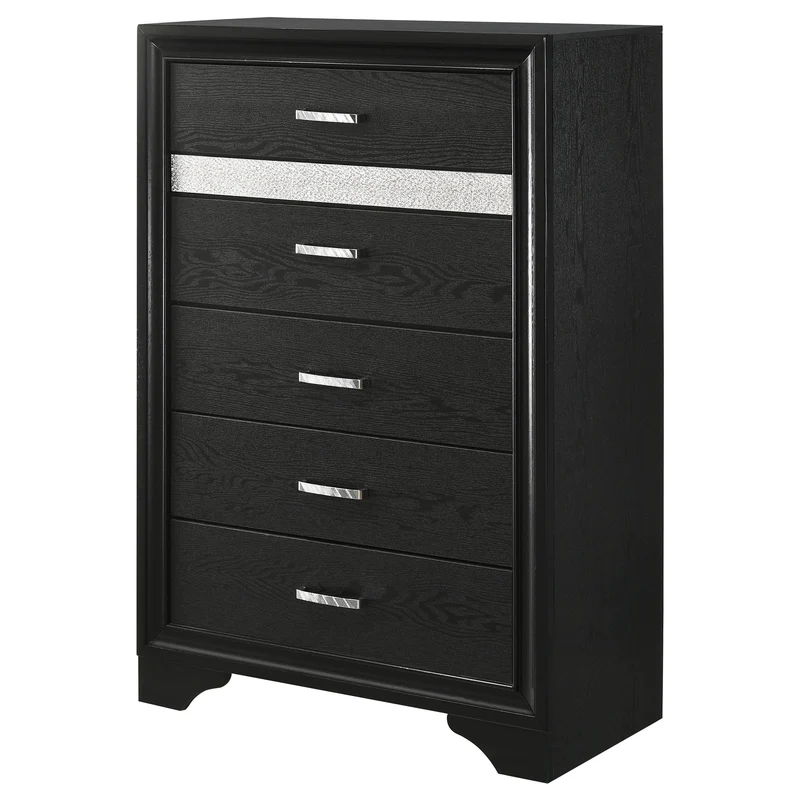 Coaster Furniture Miranda 206365 5-Drawer Bedroom Chest - Black