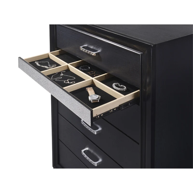 Coaster Furniture Miranda 206365 5-Drawer Bedroom Chest - Black