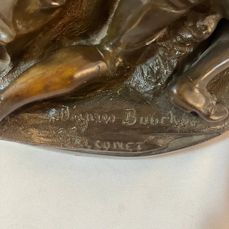 Bronze figure “Gallant Scene”, after Etienne-Maurice Falconet, in the style of François Boucher