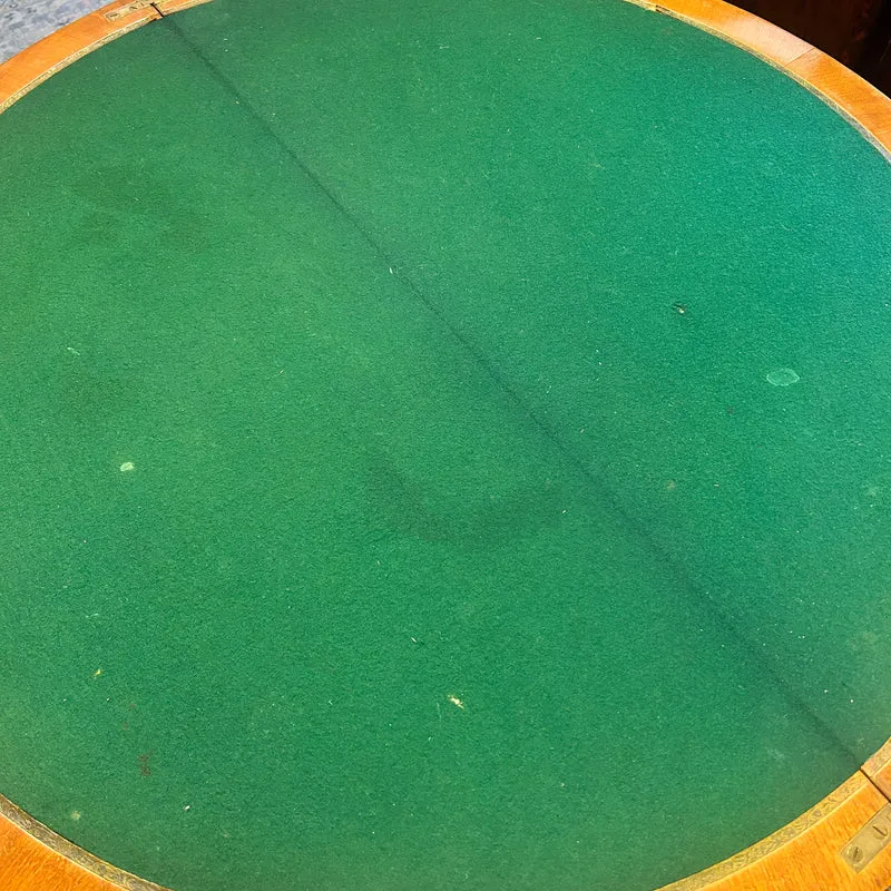 Mesa arrimo de juego medio punto francesa en citronnier