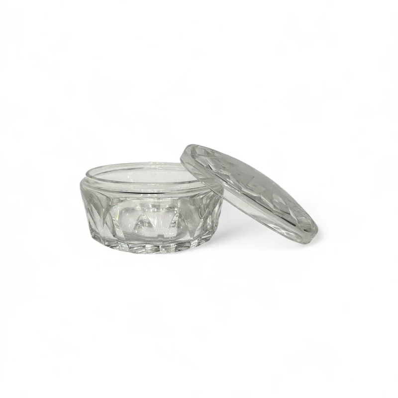 Joyero de cristal Baccarat fasceteado