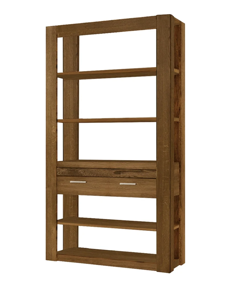 Estantería madera de roble rústico VELVET 18 | LoftStory