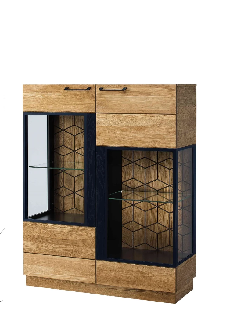 Vitrina madera de roble MOZAIK 15 | LoftStory