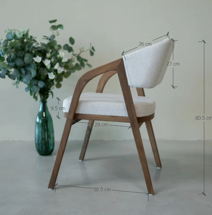 Silla de madera maciza roble o nogal SWEDEN | NordicStory