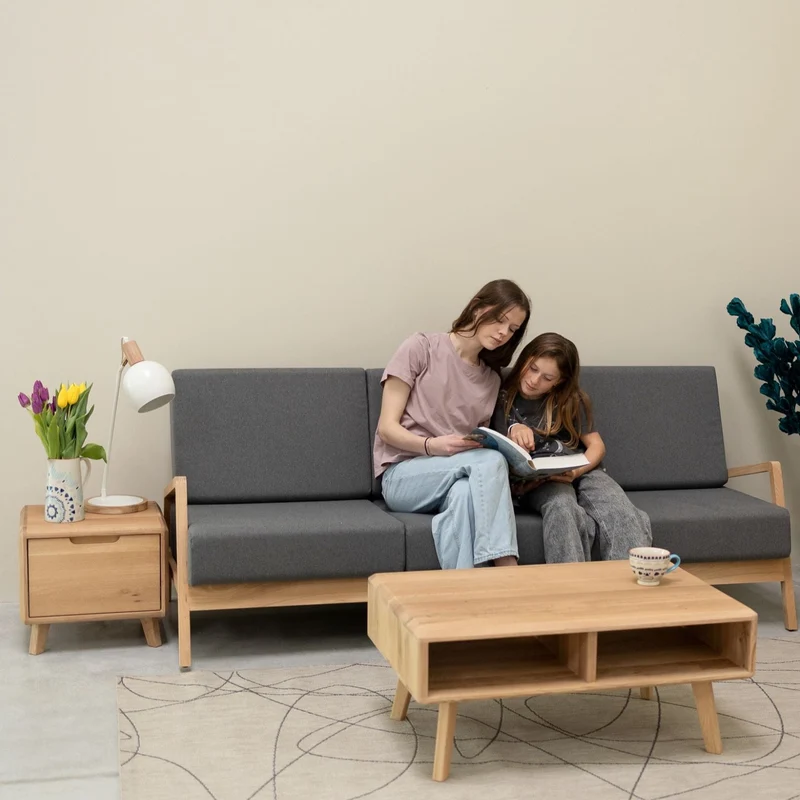Mesa de noche madera maciza SWEDEN 1 | NordicStory