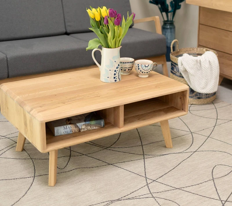 Mesa de centro madera maciza SWEDEN 1 | NordicStory