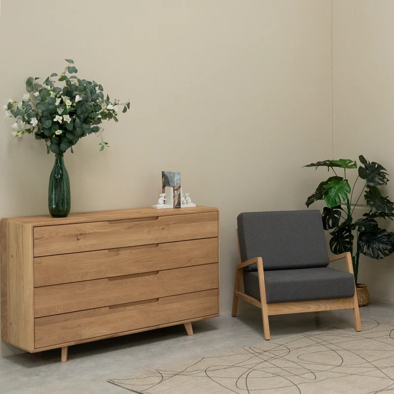 Cómoda de madera maciza SWEDEN 4.2 | NordicStory