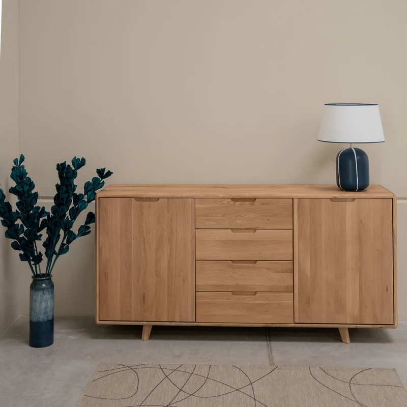 Cómoda de madera maciza SWEDEN | NordicStory