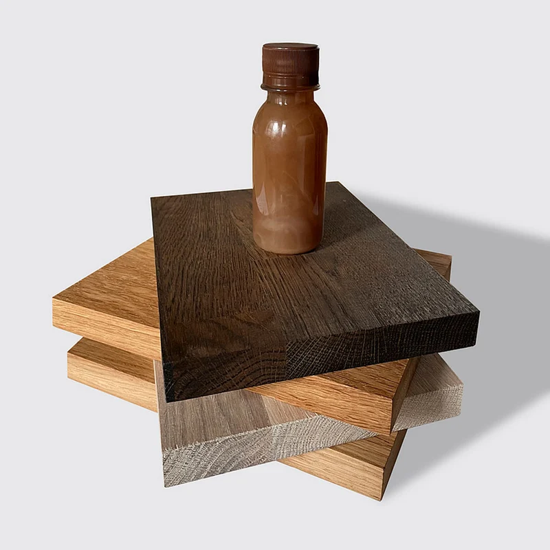 Kit con aceite para cuidar muebles de madera maciza