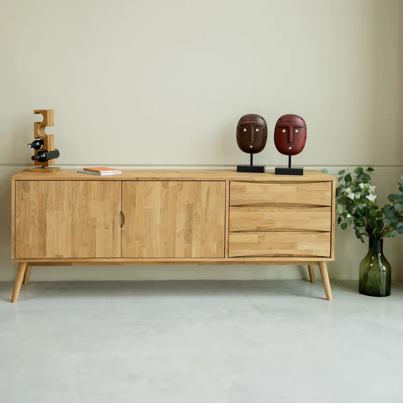 Aparador de madera de roble MALMO | NordicStory