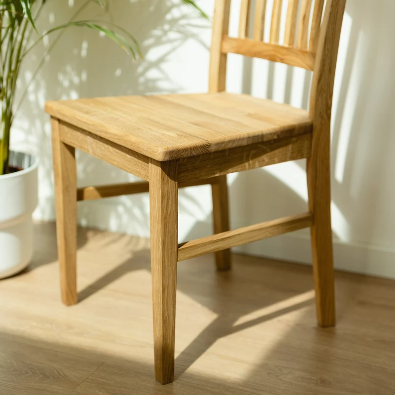 Pack de 2 o 4 Sillas de Comedor de Madera Maciza de Roble Provance | NordicStory