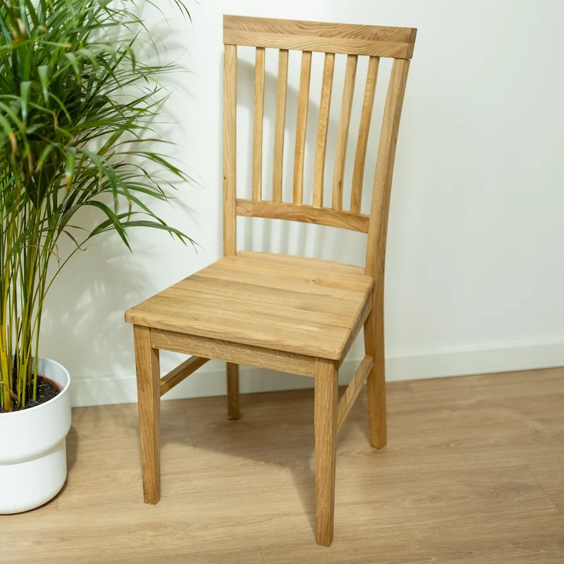 Pack de 2 o 4 Sillas de Comedor de Madera Maciza de Roble Provance | NordicStory