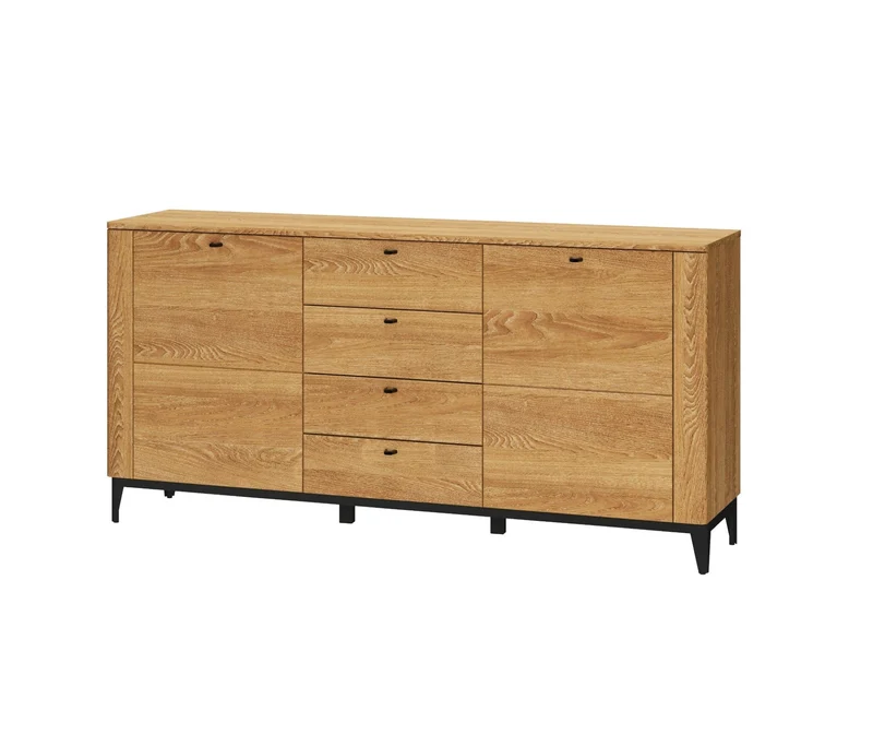 Aparador cómoda de madera roble OPORTO 45 | LoftStory