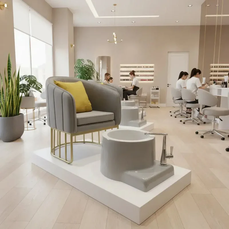 Kit Berna – Sillón de Pedicura con Bañera Integrada