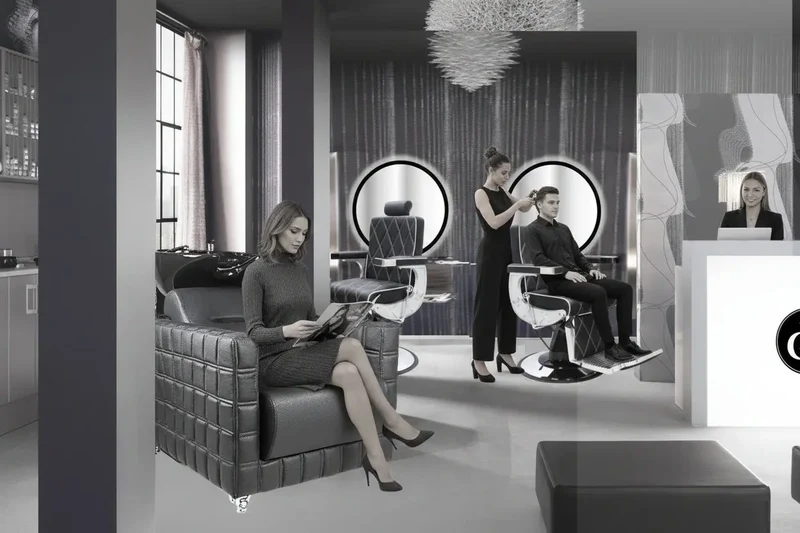 Muebles de Barberia conjunto Retro Paris
