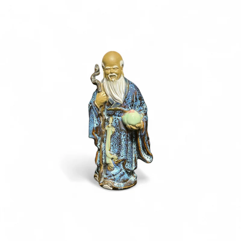 Figura de cerámica china de la deidad Shou Xing