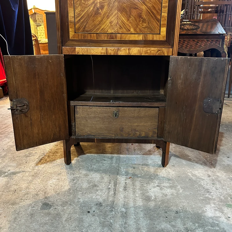 Chiffonier secretaire infantil Luis XVI cubierta mármol gris comienzos s.XX