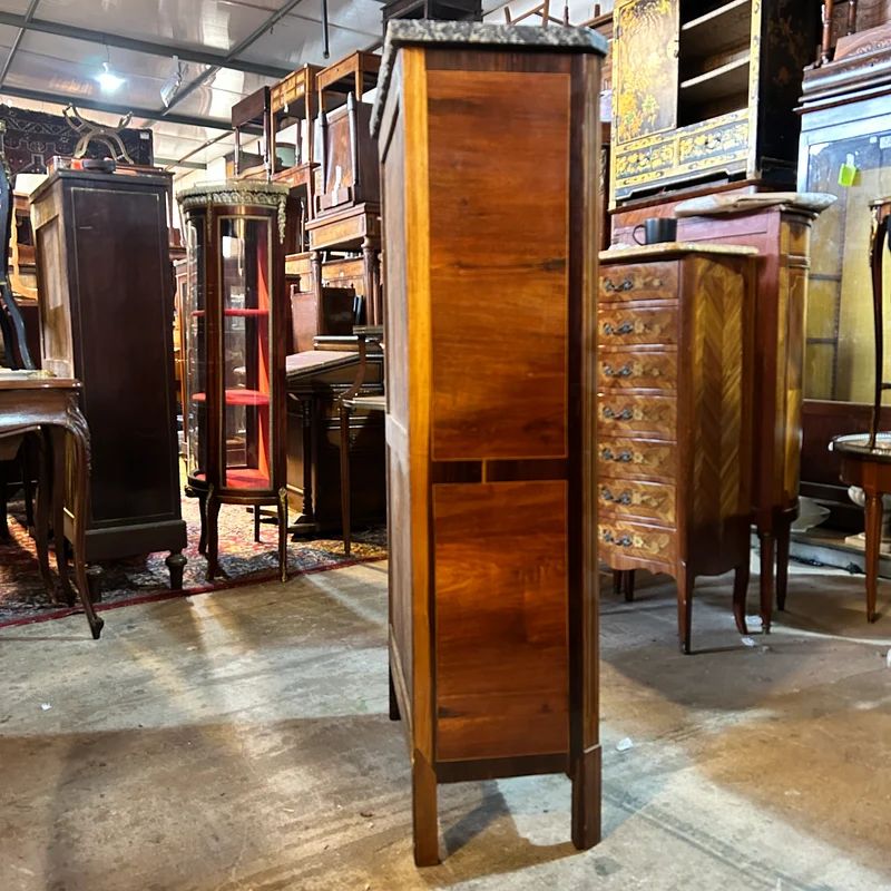 Chiffonier secretaire infantil Luis XVI cubierta mármol gris comienzos s.XX