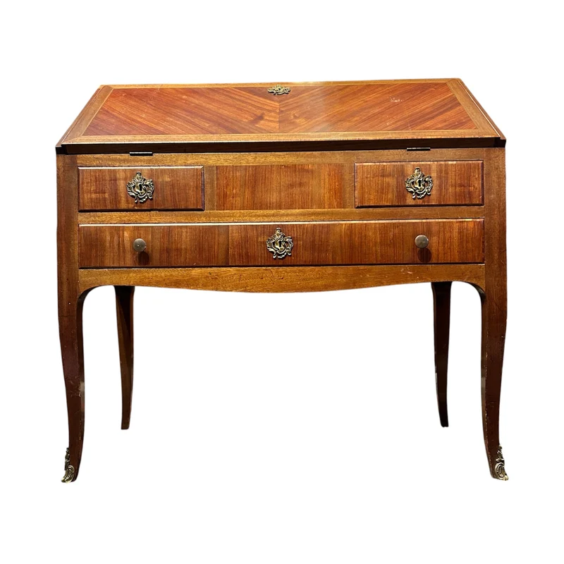 Escritorio secretaire francés estilo Luis XV circa 1930