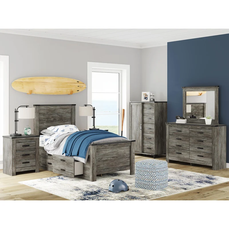 Signature Design by Ashley Frandern B4480B1 Dresser and Mirror