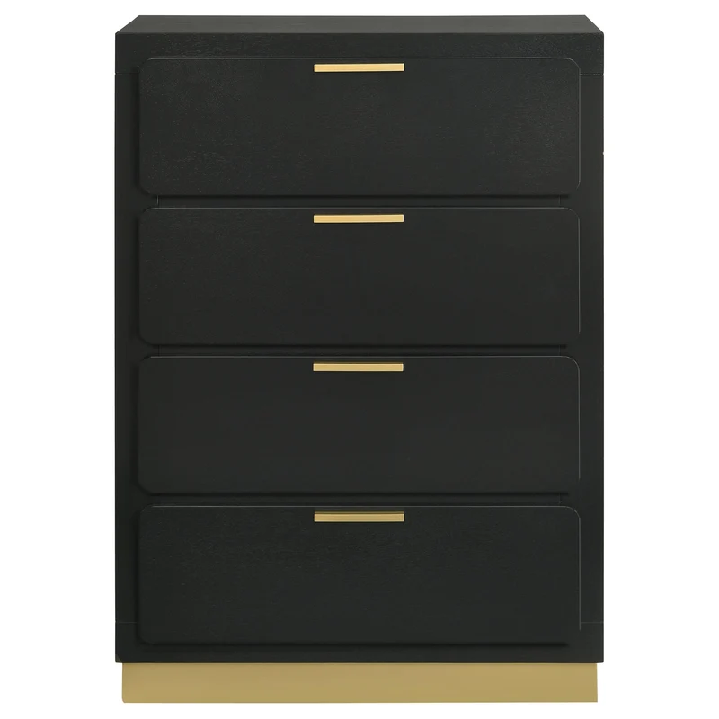 Coaster Furniture Caraway 224785 4-Drawer Bedroom Chest - Black