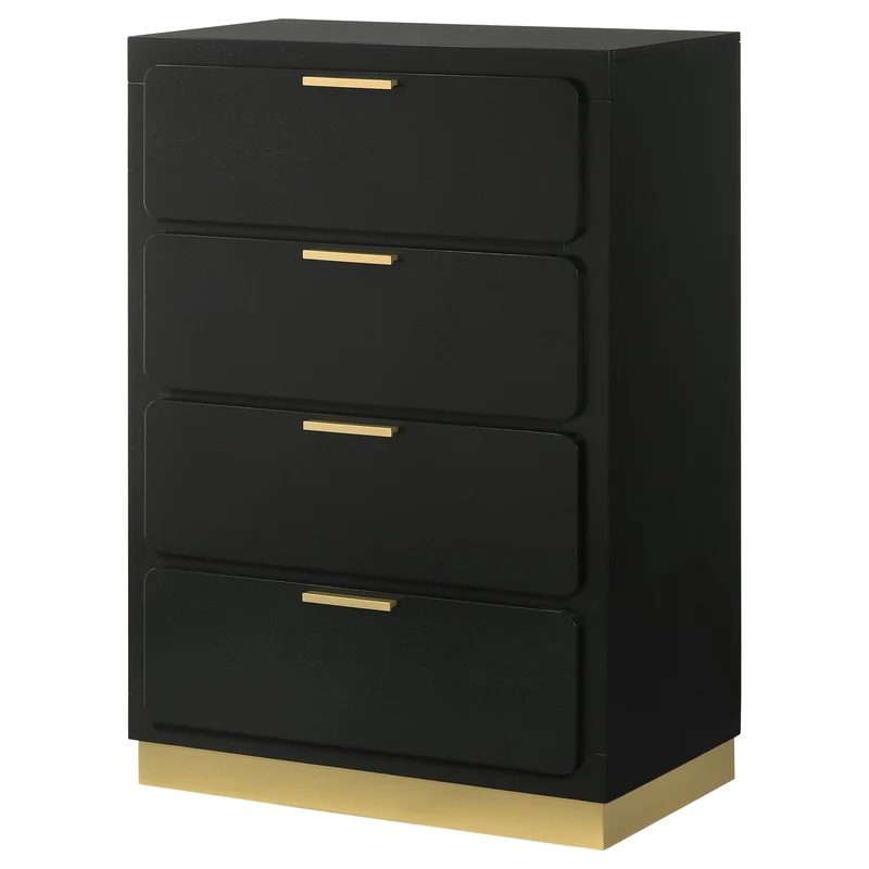 Coaster Furniture Caraway 224785 4-Drawer Bedroom Chest - Black