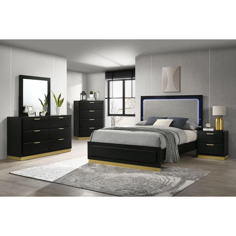 Coaster Furniture Caraway 224785 4-Drawer Bedroom Chest - Black