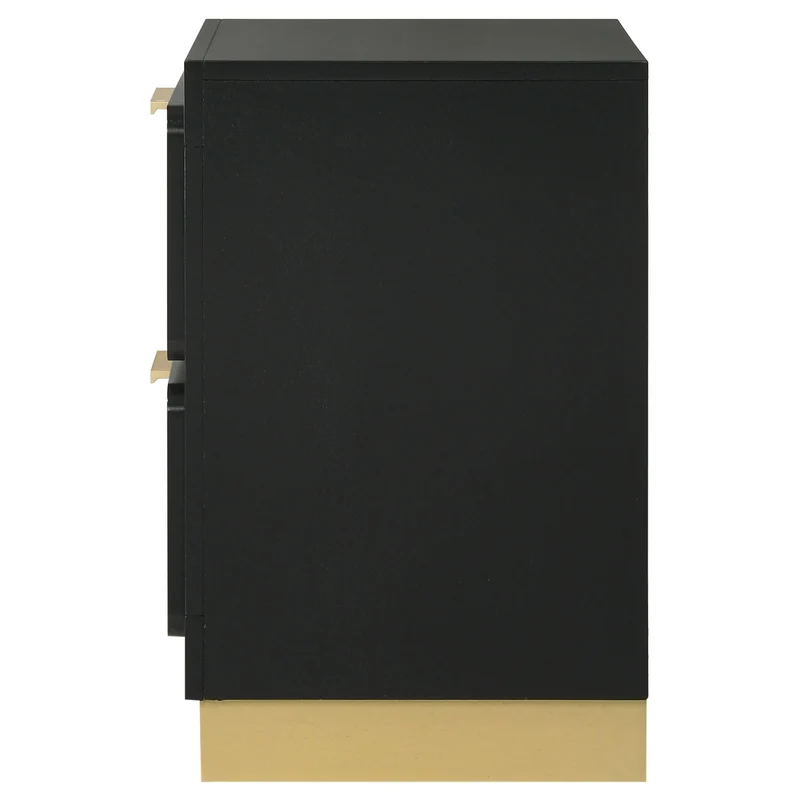 Coaster Furniture Caraway 224782 2-Drawer Nightstand - Black