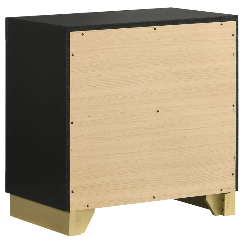 Coaster Furniture Caraway 224782 2-Drawer Nightstand - Black