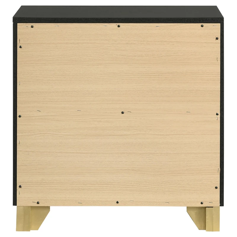 Coaster Furniture Caraway 224782 2-Drawer Nightstand - Black