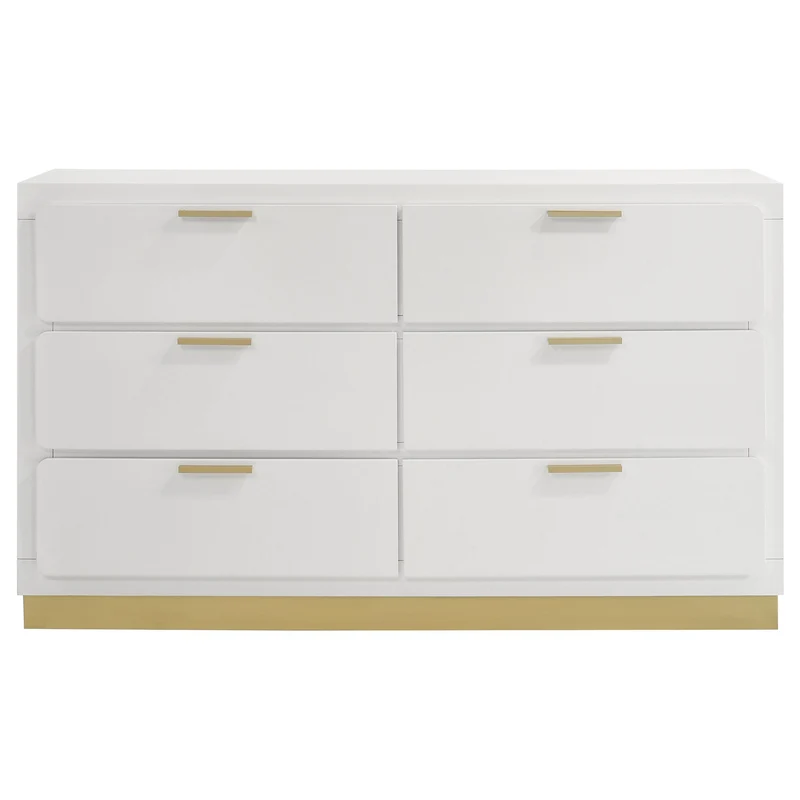 Coaster Furniture Caraway 224773 6-Drawer Dresser - White