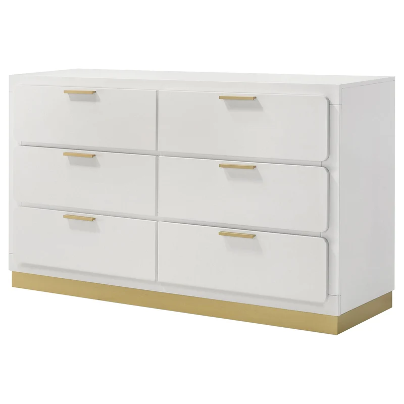 Coaster Furniture Caraway 224773 6-Drawer Dresser - White