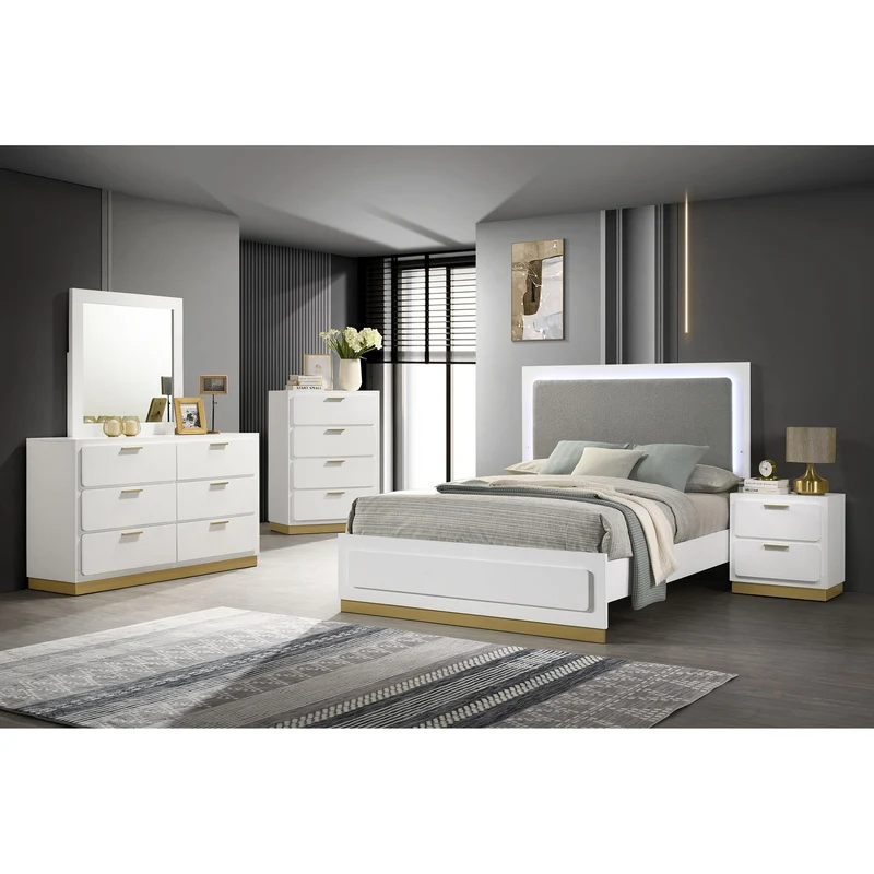 Coaster Furniture Caraway 224773 6-Drawer Dresser - White