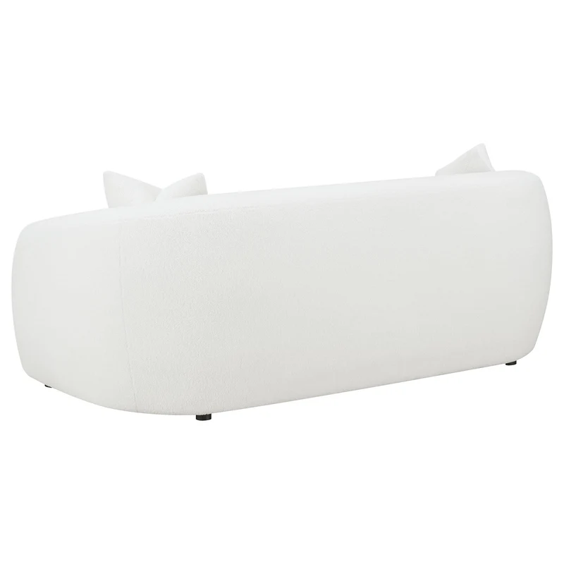 Coaster Furniture Isabella 509871 Faux Sheepskin Upholstered Sofa - Natural