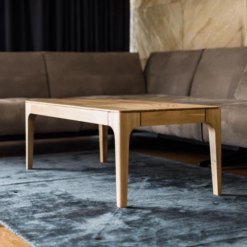 Mesa de centro madera maciza de roble CREATIV | VESKOR