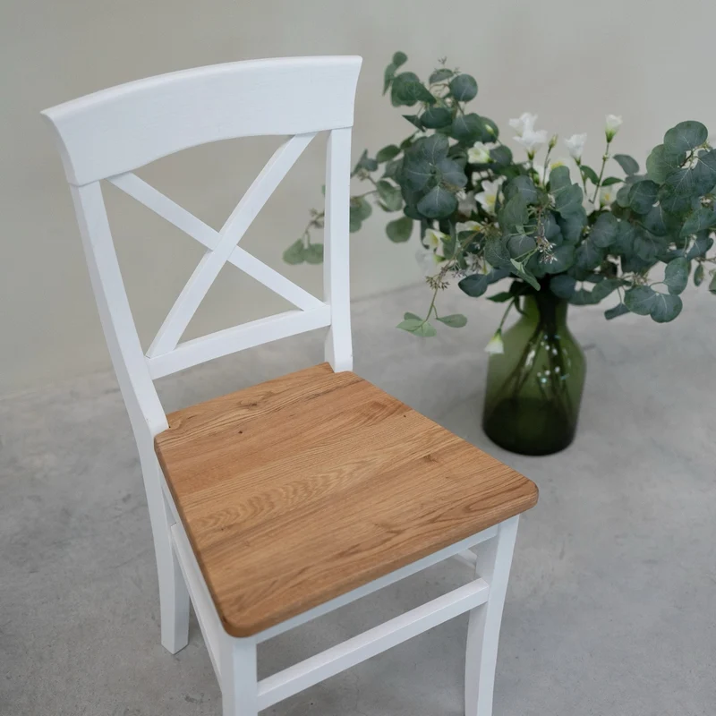 Pack de 2 o 4 sillas de comedor madera maciza Lausanne | NordicStory