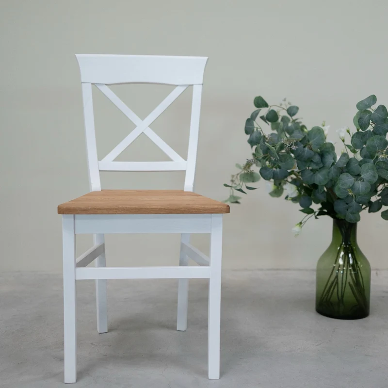 Pack de 2 o 4 sillas de comedor madera maciza Lausanne | NordicStory