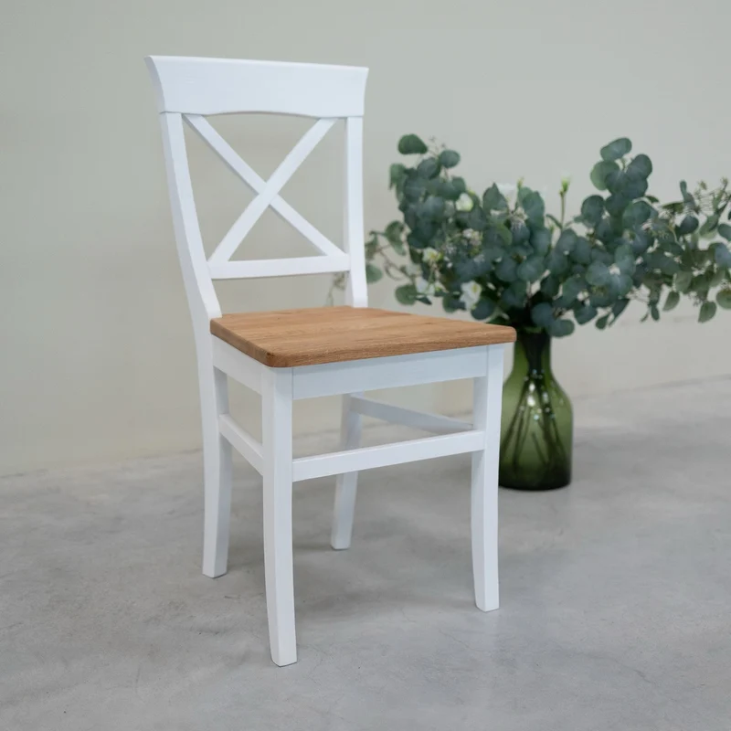 Pack de 2 o 4 sillas de comedor madera maciza Lausanne | NordicStory