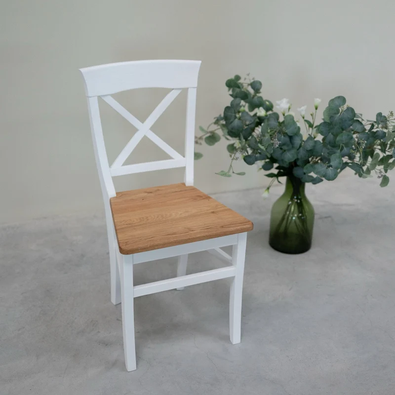 Pack de 2 o 4 sillas de comedor madera maciza Lausanne | NordicStory