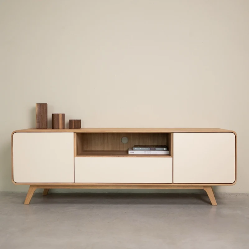 Mueble de TV madera maciza OSLO 2 | NordicStory