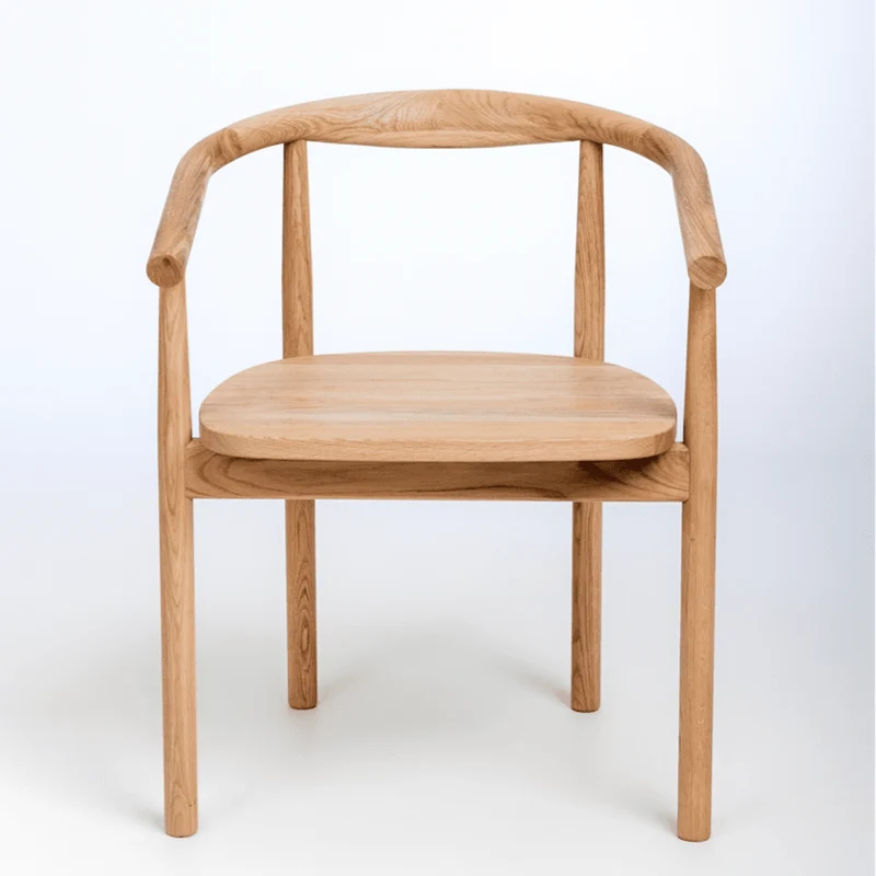 Pack de 2 o 4 Sillas de Madera Maciza de Roble Lea | NordicStory