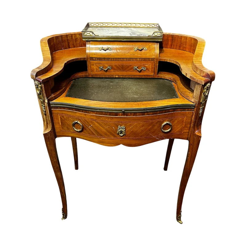 Bonheur du jour francés s.XIX en palorosa y palisandro