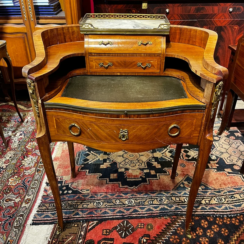 Bonheur du jour francés s.XIX en palorosa y palisandro