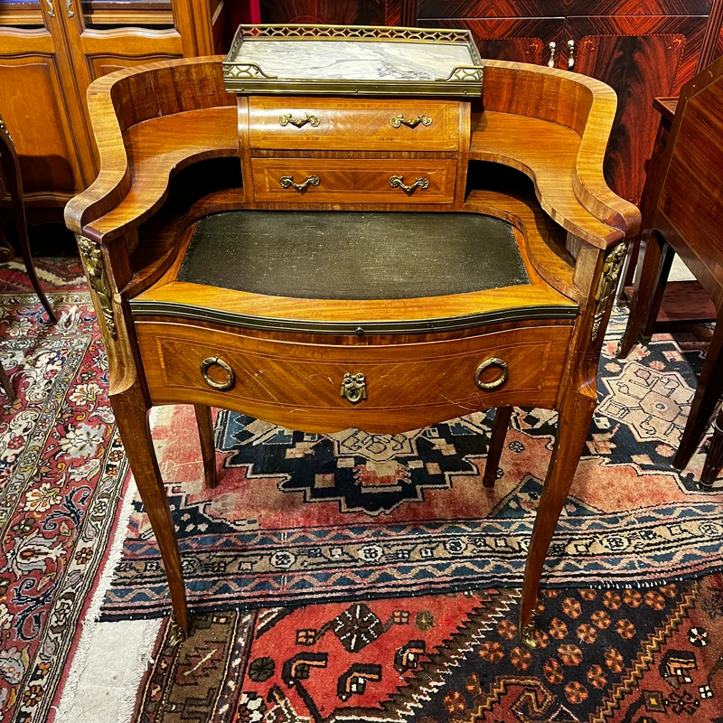 Bonheur du jour francés s.XIX en palorosa y palisandro