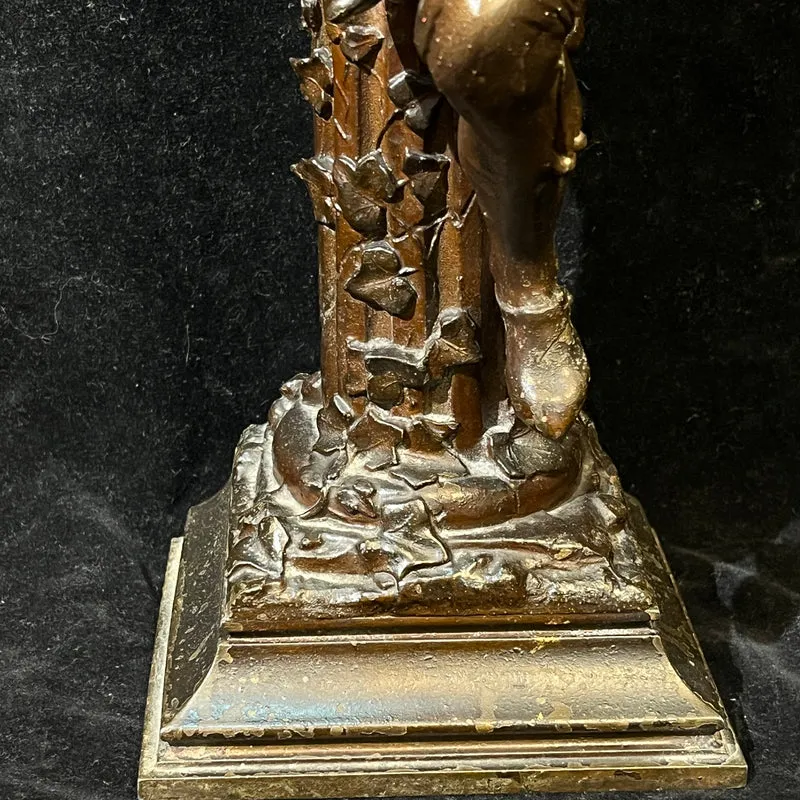 Par de juglares de la corte 'Chicot y Triboulet' de peltre Escuela s.XX