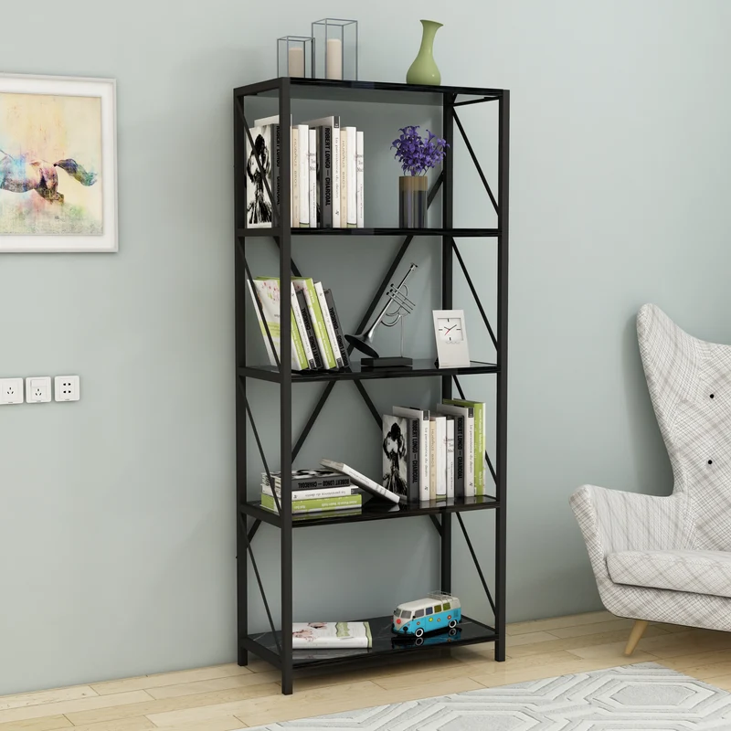 Bookcase with Metal Hilda