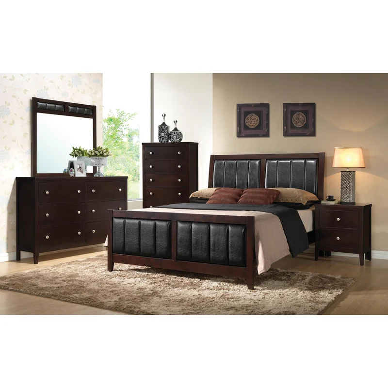Coaster Furniture Carlton 202091F 7 pc Full Panel Bedroom Set