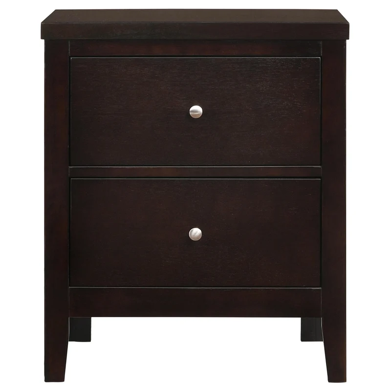 Coaster Furniture Carlton 202092 2-Drawer Nightstand - Cappuccino